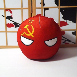 Poľský plyšový plyšový loptičkový model hračky vankúš USSR