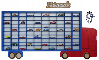 Polica pre resoraraki 100 automobilov+meno+logo+zadarmo