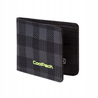 Coolpack čierna a žltá 421 Mládežnícka peňaženka