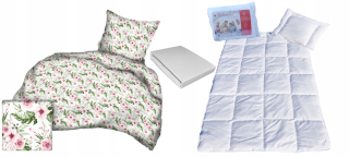 Posteľná bielizeň 100x160 40x60 prikrývka dres 160x80 168bia