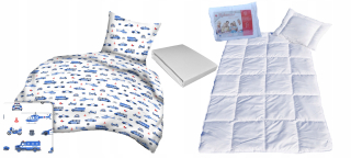 Posteľná bielizeň 100x160 40x60 prikrývka dres 160x80 997bia