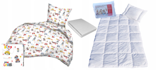 Posteľná bielizeň 100x160 50x60 prikrývka dres 160x80 081bia