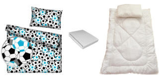 Posteľná bielizeň 100x160 50x60 prikrývka dres 160x80 089nie