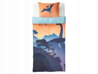 Súprava posteľnej bielizne IKEA JATTELIK 50% východný dinosaurí lyocell