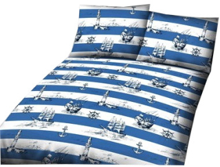 Podstielka -maritime podložky -160x200+ 2x70x80