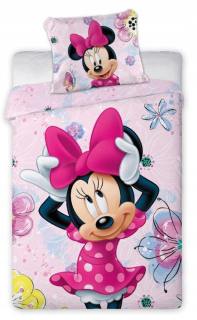 Rozprávková posteľná bielizeň 140x200 Mickey Mouse Minnie