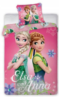 Posteľ pre detskú postieľku 100x135 ľadová pôda Elsa Anna