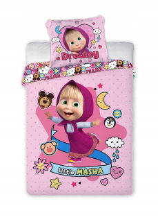 Posteľná bielizeň pre detskú postieľku 100x135 Masha a Sun