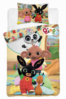 Posteľná bielizeň pre detskú postieľku 100x135 Bing Bunny