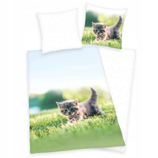 Flanel Bedding Kitty Kitty s mačkami 140x200