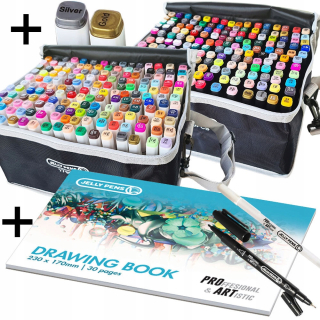 Promarkers Pro Art Set 170ks Original+Bag