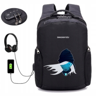 Batoh proti krádeži s hrami Dota 2 s USB