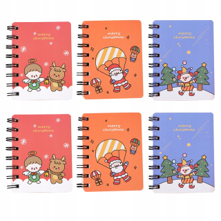 Prenosný špirálový vianočný notebook