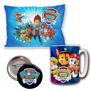 Paw Paw Patrol vankúš + hrnček + meno pre darček