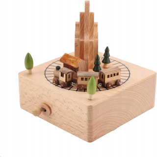Puddle Jumper Music Box, drevená hracia skrinka,