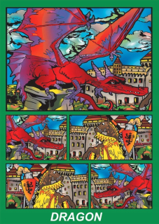 Colorvelvet Dragon na zámku