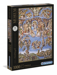 Puzzle 1000 el. Múzeum posledného súdu-Michelangelo
