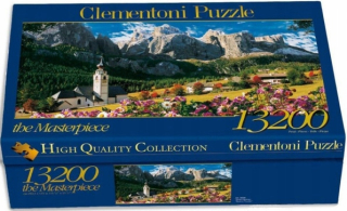 Puzzle 13 200 prvkov. Vysoká kvalita. Dolomity