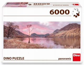Puzzle 6000 dielikov. Jazero v horách (panoráma)