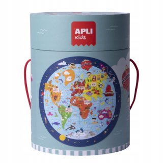 Puzzle Apli Kids World Mapa 48 prvkov