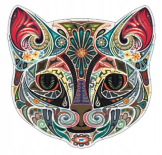 Drevená puzzle Premium Puzzle Cat A4