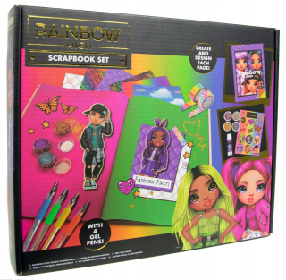 Dúhový scrapbooking set mga notebook