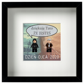 RÁM 2 figúrky - Kylo Ren Han Solo - pre otca / syna