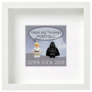 Rámec 2 figuríny @@ Luke + Vader @@ pre Deň otcov