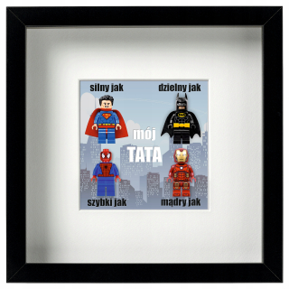 Frame @@ 4 figuríny Super Hero @@ pre darček pre ...