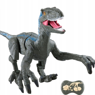 RC Dinosaur Raptor Velociraptor Roar Walking Light