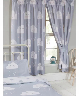 Ready Curtains na páske 168x183 Happy Clouds