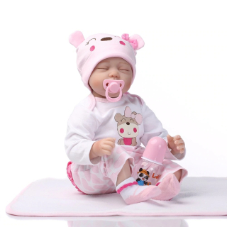 REALISTICKÁ REBORN BÁBIKA LIKE LIVE BABY 55CM