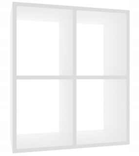 Booklife 80x70 Regalik 2x2 Otvorená knižnica