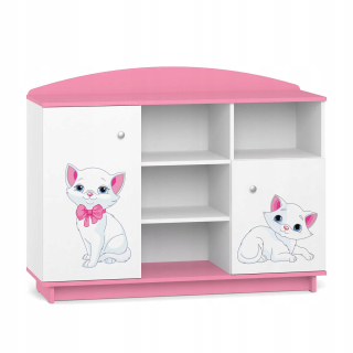 Bajka knižnica pre detskú izbu bc05 Pink Cats