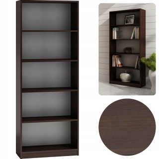 Kancelárska knižnica 60 cm kabinet knihy Wenge R60