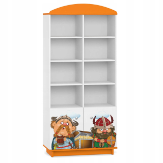 Boy's BookCase BC10 Orange White
