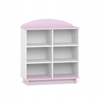 Poličky pre dievča rozprávku BC04 LILAC WHITE