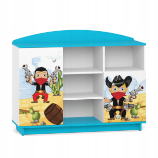 Boy's Room Bookcase Fairy Tale BC05 Blue Blue
