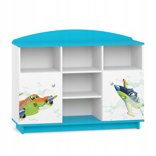 Boy's Room Bookcase Fairy Tale BC06 Blue Blue