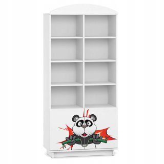 Boy's Room Bookcase Fairy Tale BC10 White UV Print