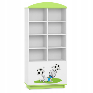 Boy's Room Bookcase BC10 Green White