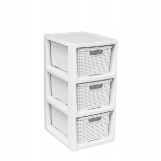 Stojan na rockový stojan s 3 košmi Rattan Branq 1725B