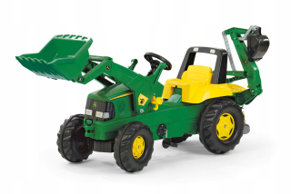Hračky Nakladač John Deere s rýpadlom