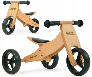 Tri -kolieskové krížové bicykle Milly Mally Jake 2in1