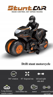 Motocyklové rádio diaľkové ovládané autá Zab