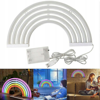 Dúhová neónová značka LED nástenné lampy DETI DETA DETA