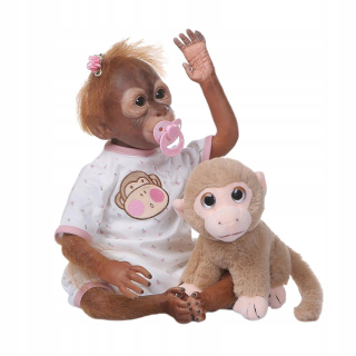 Realistická bábika Monkey Bábika Realistická