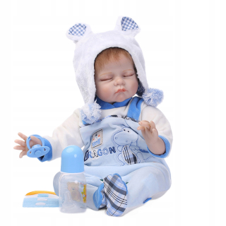 Reborn Baby Dolls Docka Mjukt Silikon22 palca