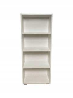 Rack 120x50x25 Biela polica, knižná skrinka