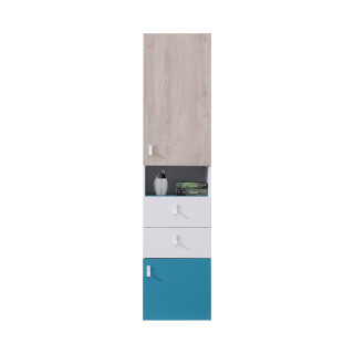 Gambi Bookcase 4 L/P mládežnícky nábytok *Nový
